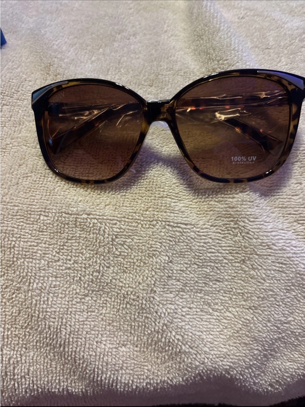 Iman Tortoiseshell Women's Sunglasses - Brown Lenses